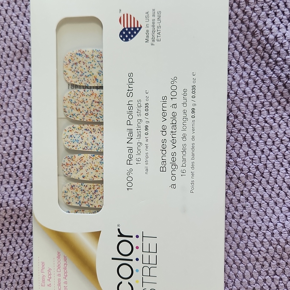 Color Street Sugar High Clear Overlay